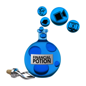 Logo for the company Financial Potion.